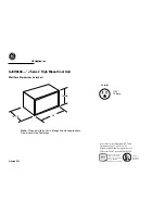 GE AJCH08AC Dimension Manual предпросмотр