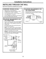 Предварительный просмотр 15 страницы GE AJCH08ACB Owner'S Manual And Installation Instructions