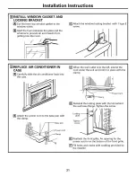 Предварительный просмотр 21 страницы GE AJCH08ACB Owner'S Manual And Installation Instructions