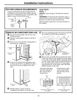 Preview for 17 page of GE AJCH08ACC Owner'S Manual And Installation Instructions