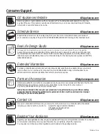 Preview for 20 page of GE AJCM 08 ACF Series Owner'S Manual And Installation Instructions