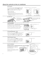 Preview for 8 page of GE AJCM 08 ACF Series Owner'S Manual