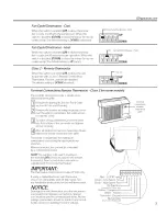 Предварительный просмотр 9 страницы GE AJCM 08 ACF Series Owner'S Manual