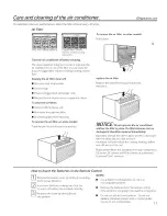 Предварительный просмотр 11 страницы GE AJCM08ACF Series Owner'S Manual And Installation Instructions