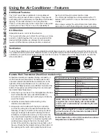 Предварительный просмотр 6 страницы GE AJCM08AWH Owner'S Manual & Installation Instructions