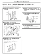 Preview for 14 page of GE AJCM10ACDW1 Owner'S Manual And Installation Instructions