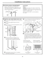 Preview for 17 page of GE AJCM10ACDW1 Owner'S Manual And Installation Instructions