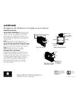 Предварительный просмотр 2 страницы GE AJCM10ACG Installation Information