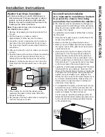 Предварительный просмотр 11 страницы GE AJCQ06LWH Owner'S Manual & Installation Instructions