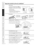 Предварительный просмотр 8 страницы GE AJCQ08AC Owner'S Manual