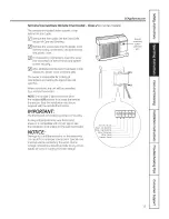 Предварительный просмотр 9 страницы GE AJCQ08AC Owner'S Manual