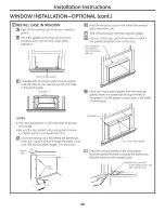 Preview for 20 page of GE AJCQ08AC Owner'S Manual