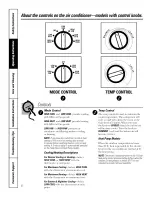 Предварительный просмотр 8 страницы GE AJCQ10ACC Owner'S Manual And Installation Instructions