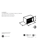 Предварительный просмотр 1 страницы GE AJCQ10ACD Series Dimension Manual