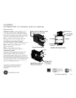 Предварительный просмотр 2 страницы GE AJCQ10ACD Series Dimension Manual