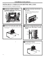 Preview for 14 page of GE AJCQ12DCFW1 Owner'S Manual And Installation Instructions