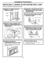 Preview for 14 page of GE AJEH12DC Owner'S Manual And Installation Instructions