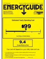 Preview for 1 page of GE AJEM12DCD Energy Manual