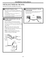 Предварительный просмотр 15 страницы GE AJEM12DCD Owner'S Manual & Installation Instructions