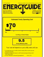 Preview for 1 page of GE AJEQ08ACD Energy Manual