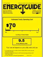 Предварительный просмотр 1 страницы GE AJEQ08ACD Energy Manual