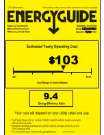 GE AJEQ12DCD Energy Manual preview