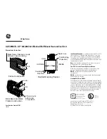 Предварительный просмотр 2 страницы GE AJES09DCB Specifications