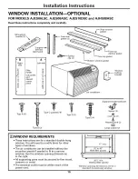 Предварительный просмотр 16 страницы GE AJHS10DCC Owner'S Manual & Installation Instructions