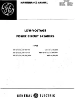 GE AK-2-100 Maintenance Manual preview