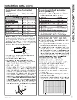 Предварительный просмотр 9 страницы GE AKCQ08A Owner'S Manual And Installation Instructions