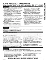 Preview for 3 page of GE AKCQ08ACA Owner'S Manual