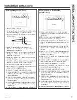 Предварительный просмотр 13 страницы GE AKCQ08ACJ Owner'S Manual & Installation Instructions