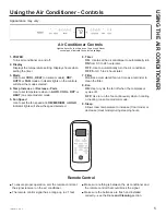 Предварительный просмотр 5 страницы GE AKCQ10ACJ Owner'S Manual & Installation Instructions