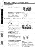 Preview for 42 page of GE AKH18 Series Owner'S Manual And Installation Instructions