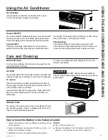 Предварительный просмотр 7 страницы GE AKLK08 Owner'S Manual & Installation Instructions