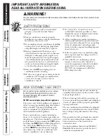 Preview for 2 page of GE AKM05 Series Owner'S Manual And Installation Instructions