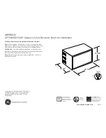 GE AKM06LN Dimension Manual preview