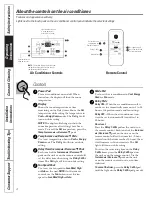 Preview for 4 page of GE AKM14 Series Owner'S Manual And Installation Instructions