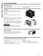 Preview for 8 page of GE AKQ06 Owner'S Manual And Installation Instructions