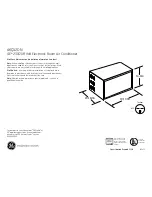 Предварительный просмотр 1 страницы GE AKQ12DN Dimension Manual