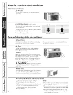 Preview for 6 page of GE AKQ12DNT1 Owner'S Manual And Installation Instructions