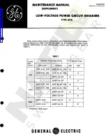 Preview for 40 page of GE AKR-3-50 Maintenance Manual