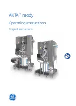 GE AKTA ready Operating Instructions Manual preview