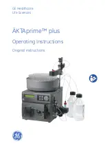 GE AKTAprime plus Operating Instructions Manual предпросмотр