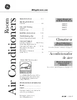 Preview for 1 page of GE AKW10 Series Owner'S Manual And Installation Instructions