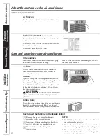 Предварительный просмотр 6 страницы GE AKW18 Series Owner'S Manual And Installation Instructions