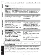 Preview for 54 page of GE AKW18 Series Owner'S Manual And Installation Instructions