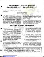 Preview for 3 page of GE AM-13,8-50Q-5HVB Instructions Manual