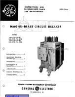 GE AM-13.8-750-4C Instructions And Recommended Parts For Maintenance preview