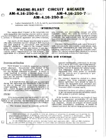 Предварительный просмотр 3 страницы GE AM-4.16-250-6 Instructions And Recommended Parts For Maintenance